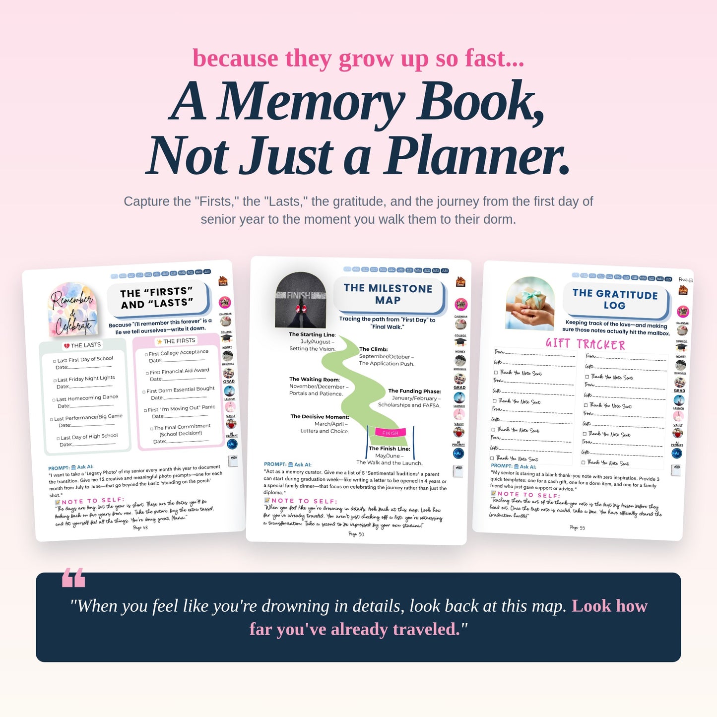 Senior Year Digital Planner for Mom Graduation Year 2027