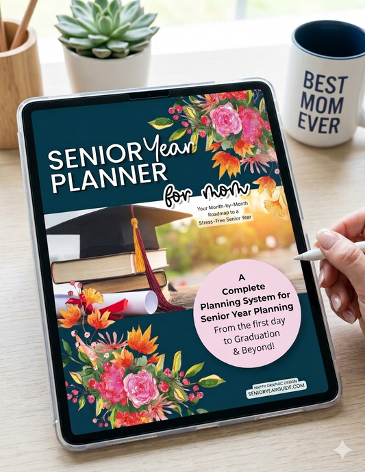 Senior Year Digital Planner for Mom Graduation Year 2027