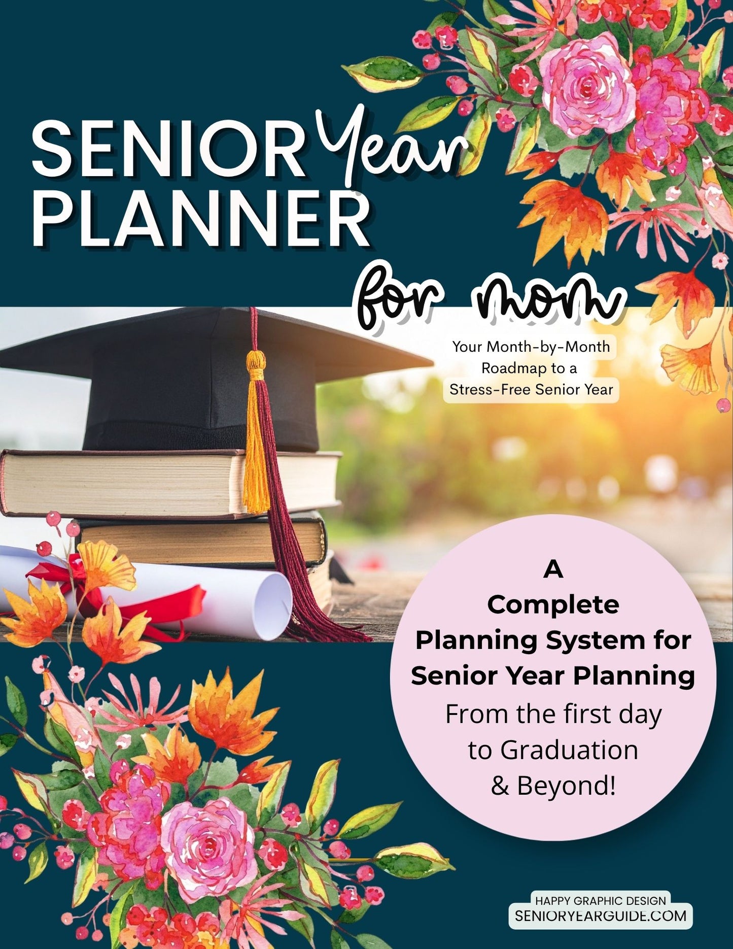 Senior Year Digital Planner for Mom Graduation Year 2027